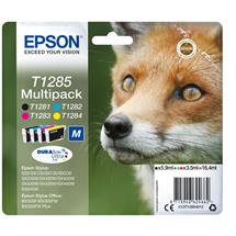 Epson Multipack 4-colours T1285 DURABrite Ultra Ink | Epson Fox Multipack 4colours T1285 DURABrite Ultra Ink. Black ink