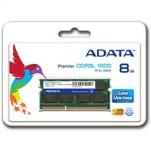 ADATA ADDS1600W8G11S. Component for: Laptop, Internal memory: 8 GB,