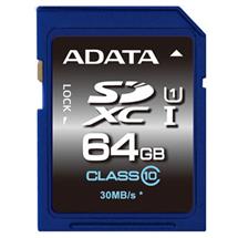 Adata Memory Cards | ADATA SDXC 64GB memory card Class 10 UHS | In Stock