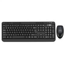 ADESSO Keyboards | Adesso WKB1320CBUK keyboard Mouse included RF Wireless + USB QWERTY UK
