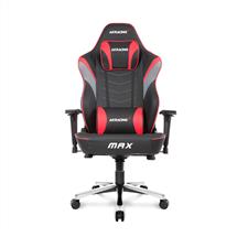 AKRacing Max PC gaming chair Upholstered padded seat Black, Gray, Red