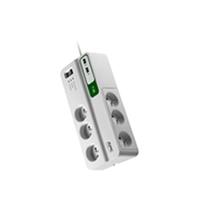 APC PM6U-FR surge protector 6 AC outlet(s) 230 V 2 m White