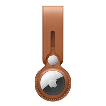 Key finder loop | Apple AirTag Leather Loop - Saddle Brown | Quzo UK
