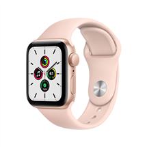 Apple Watch SE GPS, 40mm Gold Aluminium Case with Pink Sand Sport Band