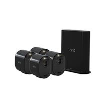 Arlo Ultra 2 Outdoor Security Camera, 4-pack black