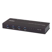 Aten  | ATEN 4Port USB 3.1 Gen1 Industrial Switch, 5 Gbit/s, Black, Metal, 0