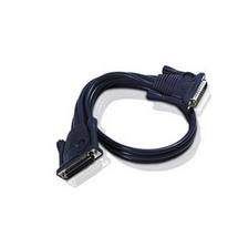 Aten 0.6m DB25 serial cable Black | Quzo UK