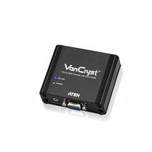 Aten Video Converters | ATEN ATVC180, Black, Metal, 1920 x 1080 pixels, 1080p, VGA (DSub),