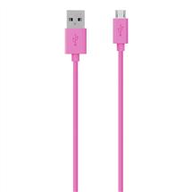 Belkin F2CU012BT2M-PNK USB cable 2 m USB 2.0 USB A Micro-USB B Pink