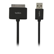 Belkin F2CU005BT3MBK mobile phone cable Black USB A Apple 30-pin 3 m