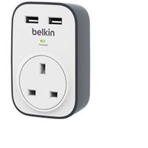 Belkin BSV103AF surge protector White 1 AC outlet(s)