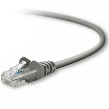 Belkin CAT5e Patch Cable Snagless Molded | CAT5E SNAGLESS PATCH CAB GREY 1M | Quzo UK