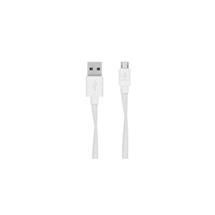 Belkin Cables | Belkin Flat Micro-USB to USB-A USB cable 1.2 m USB A Micro-USB A White