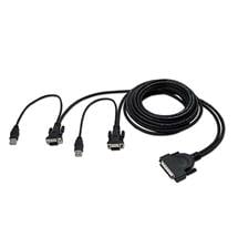 Belkin Kvm Cables | Belkin OmniView™ ENTERPRISE Series DualPort USB , 1.8m KVM cable