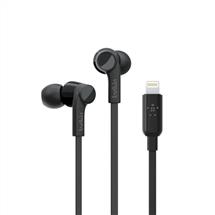 Belkin  | Belkin ROCKSTAR Wired Headphones In-ear Calls/Music USB Type-C Black