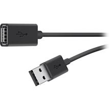 Belkin Cables | Belkin USB 2.0 A M/F 1.8m USB cable USB A Black | In Stock