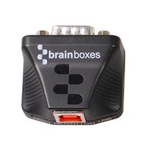 Brainboxes Cables | Brainboxes US-320 cable gender changer RS-422/485 USB Black