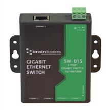 Brainboxes SW015 network switch Unmanaged Gigabit Ethernet