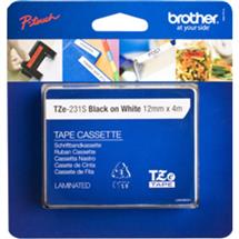 Brother TZE-231S | Brother TZE-231S label-making tape Black on white | Quzo UK