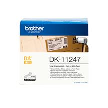 Brother Printer Consumables | Brother DK-11247 label-making tape Black on white | In Stock