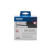 Deals | Brother DK-22251 label-making tape Black and red on white