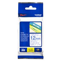 Brother Blue On Clear PTouch Ribbon 12mm x 8m - TZE133