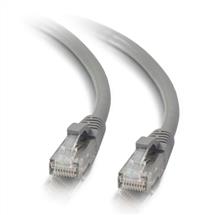 10m Cat5e Booted Unshielded (UTP) Network Patch Cable - Grey