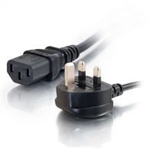 C2g Power Cables | C2G 1m 16 AWG UK Power Cord (IEC320C13 to BS 1363)