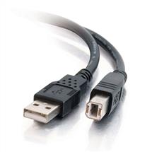 C2G 1m USB 2.0 A/B Cable - Black | Quzo UK