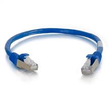 20m Cat6a Booted Shielded (STP) Network Patch Cable Blue