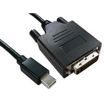 Cables Direct Mini DP/DVID 2m. Cable length: 2 m, Connector 1: Mini