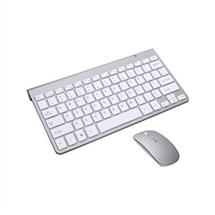 Tactus Compact Wireless Keyboard and Mouse - White