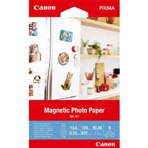 Canon MG101 Magnetic Photo Paper, 4x6", 5 sheets. Paper size: 10x15