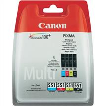 Canon CLI551 C/M/Y/BK w/sec. Cartridge capacity: Standard Yield,