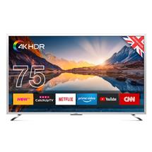 75 Inch TV | Cello C75SFS4K TV 190.5 cm (75") 4K Ultra HD Smart TV Wi-Fi Silver