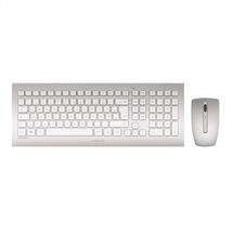 CHERRY DW 8000 keyboard RF Wireless QWERTY Nordic Silver, White