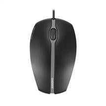CHERRY GENTIX SILENT Corded Mouse, Black, USB, Ambidextrous, Optical,