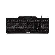 CHERRY KC 1000 SC Corded Smartcard Keyboard, Black, USB (QWERTY  UK),
