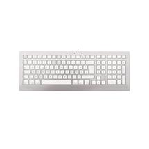 Keyboards | CHERRY STRAIT 3.0 FOR MAC Corded Keyboard,Silver/White, USB (AZERTY