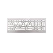 CHERRY STRAIT 3.0 keyboard USB QWERTY UK English Silver, White