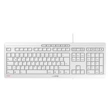 CHERRY STREAM KEYBOARD Corded Keyboard, Light Grey, USB (QWERTY - UK)