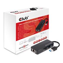 CLUB3D USB 3.0 Hub 3-Port with Gigabit Ethernet | Quzo UK