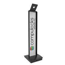 COMPULOCKS Brandable VESA Mount Security Floor Stand - Tiltable display Floor Stand | Compulocks VESA Brandable Floor Stand Black | In Stock