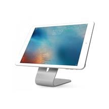 White | Compulocks HoverTab Security Tablet Lock Stand Silver