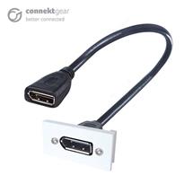 CONNEkT Gear 0.2m AV SnapIn DisplayPort Module 25 x 50mm  Socket to