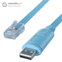 CONNEkT Gear 1.8m RJ45 to USB A Male Console Cable with FTDI Chip