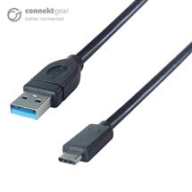 CONNEkT Gear 2m USB 3.0 Connector Cable A Male to Type C Male
