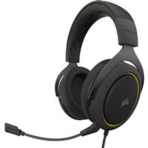 Corsair HS60 PRO STEREO | Corsair HS60 PRO STEREO Headset Wired Head-band Gaming Black, Yellow