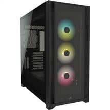 PC Cases | Corsair iCUE 5000X RGB Midi Tower Black | In Stock