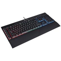 Corsair K55 RGB keyboard USB QWERTY UK English Black
